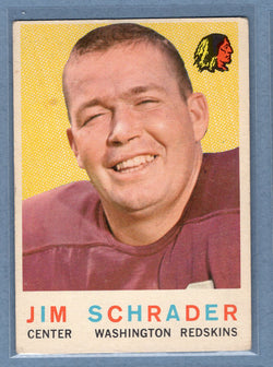 1959 Topps #134 Jim Schrader (a) VG-EX  GO130