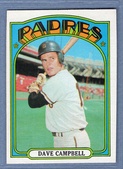 1972 Topps #384 Dave Campbell EX-MT   GO464