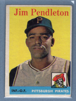 1958 Topps #104 Jim Pendleton (c) VG  GO501