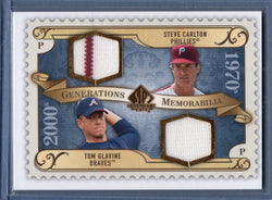 2009 SP  Legendary Dual Game Used Glavine/Carlton