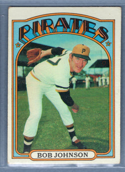 1972 Topps #27 Bob Johnson (a) EX  GO544