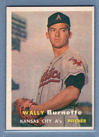 1957 Topps #13 Wally Burnette EX-MT  GO87