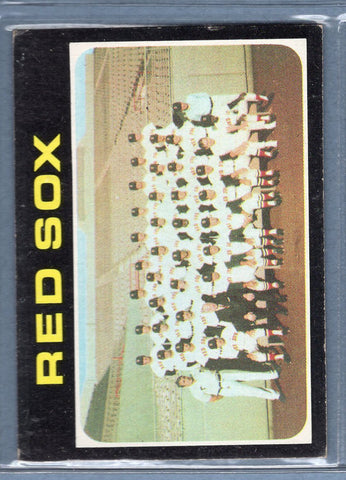 1971 Topps #386 Red Sox Team  EX  SB1