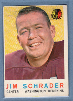 1959 Topps #134 Jim Schrader (b) VG  GO130