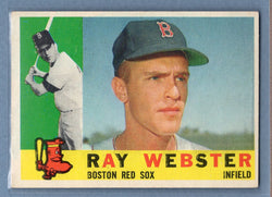 1960 Topps #452 Ray Webster EX  GO480