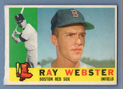 1960 Topps #452 Ray Webster EX  GO480