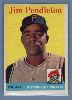 1958 Topps #104 Jim Pendleton (d) VG-EX  GO501