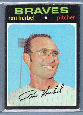 1971 Topps #387 Ron Herbel  VG  SB1