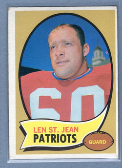 1970 Topps #33 Len St.Jean EX   GO241B