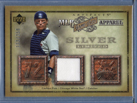 2006 Upper Deck  Artifacts Silver Carlton Fisk GU Jersey 122/250