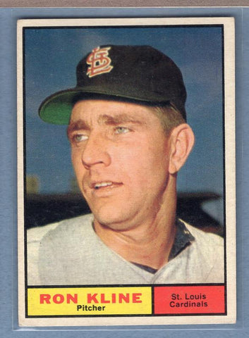 1961 Topps #127 Ron Kline EX   GO195