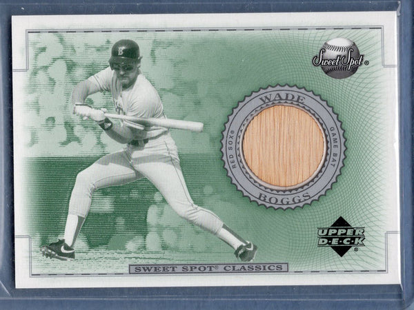 2002 Upper Deck  Sweet Spot Classic Bat Wade Boggs