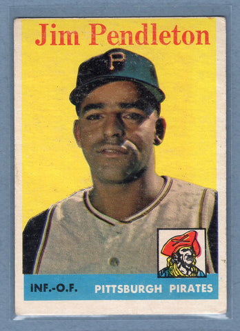 1958 Topps #104 Jim Pendleton (e) VG  GO501