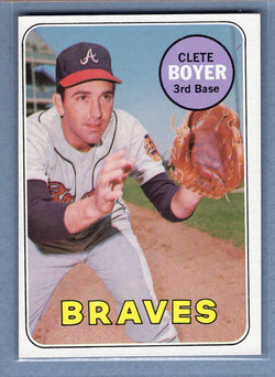 1969 Topps #489 Clete Boyer EX-MT  GO477