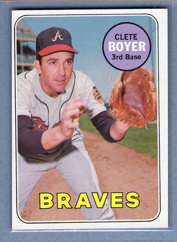 1969 Topps #489 Clete Boyer EX-MT  GO477