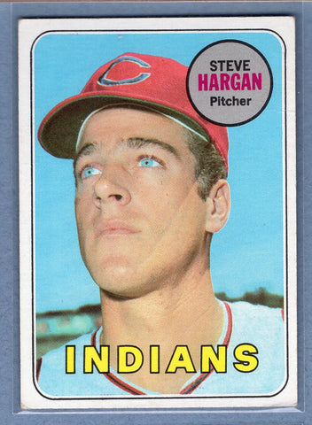 1969 Topps #348 Steve Hargan (a) EX  GO602