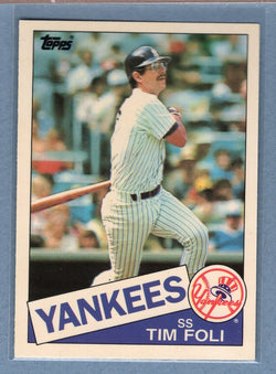 1985 Topps Tiffany #456 Tim Foli NM