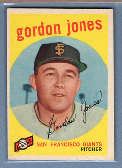 1959 Topps #458 Gordon Jones (a) EX   GO410