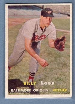 1957 Topps #244 Billy Loes(2) VG  GO295