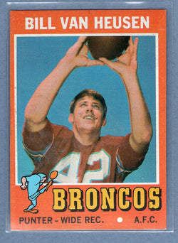 1971 Topps #9 Bill Van Heusen(st) (b) VG  GO600