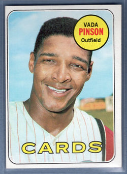 1969 Topps #160 Vada Pinson NM-MT Set Break WA WA