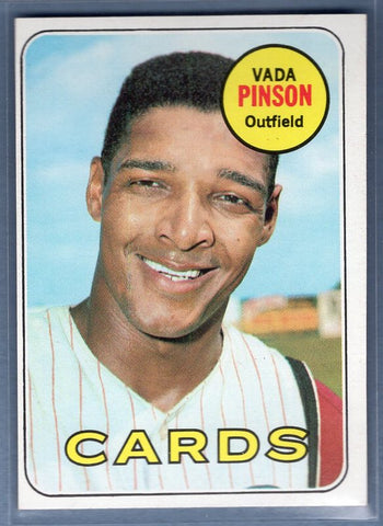 1969 Topps #160 Vada Pinson NM-MT Set Break WA WA