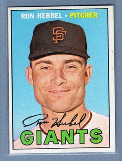 1967 Topps #156 Ron Herbel EX-MT    GO323
