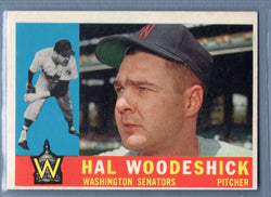 1960 Topps #454 Hal Woodeshick VG-EX Set Break 1