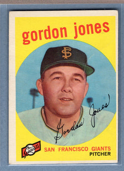 1959 Topps #458 Gordon Jones (b) G-VG   GO410