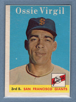 1958 Topps #107 Ossie Virgil (mk) (a) VG  GO501