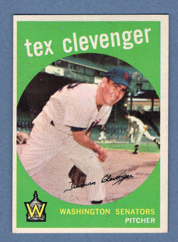1959 Topps #298 Tex Clevenger EX-MT  GO160