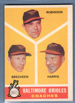 1960 Topps #455 Orioles Coaches VG(OC) Set Break 1
