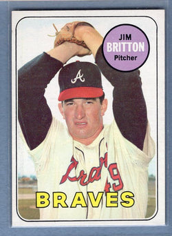 1969 Topps #154 Jim Britton EX   GO50