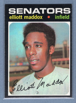 1971 Topps #11 Elliott Maddox  (a) EX-MT  GO550