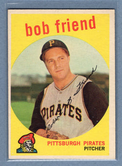 1959 Topps #460 Bob Friend (a) EX   GO410
