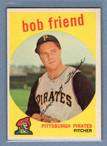 1959 Topps #460 Bob Friend (a) EX   GO410