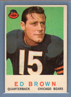 1959 Topps #137 Ed Brown (b) VG-EX  GO130