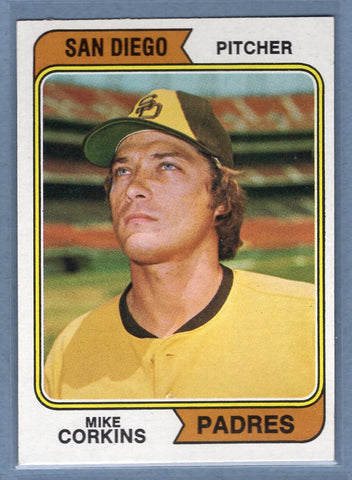 1974 Topps #546 Mike Corkins Nm-Mt