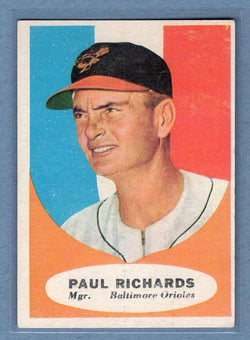 1961 Topps #131 Paul Richards VG-EX  GO195