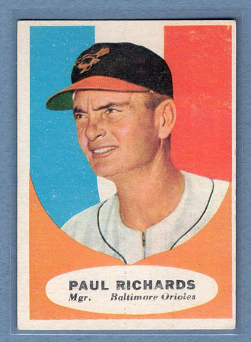 1961 Topps #131 Paul Richards VG-EX  GO195