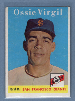 1958 Topps #107 Ossie Virgil (c) VG-EX  GO501