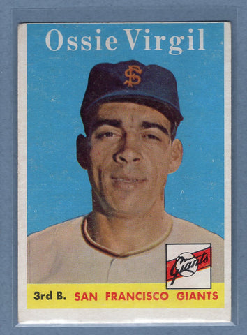 1958 Topps #107 Ossie Virgil (c) VG-EX  GO501