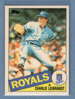 1985 Topps Tiffany #459 Charlie Leibrandt NM