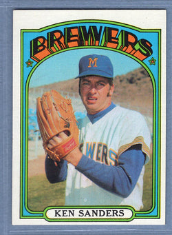1972 Topps #391 Ken Sanders EX-MT   GO464