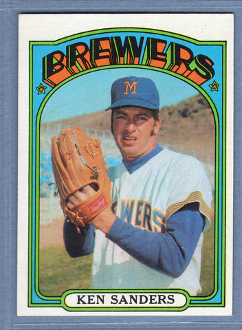 1972 Topps #391 Ken Sanders EX-MT   GO464