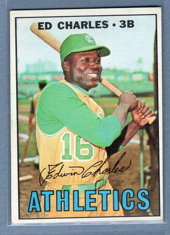 1967 Topps #182 Ed Charles EX  GO446