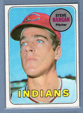 1969 Topps #348 Steve Hargan (e) EX-MT  GO602