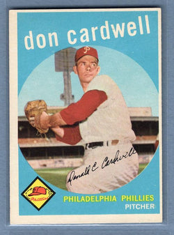 1959 Topps #314 Don Cardwell VG-EX    Set Break A
