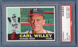 1960 Topps #107 Carlton Willey (15858044) PSA 8