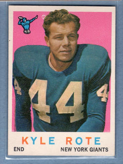 1959 Topps #7 Kyle Rote EX-MT  GO74